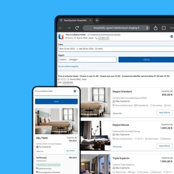 Booking Engine, motore di prenotazione diretta